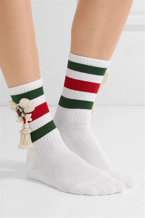 Gucci socks white cotton